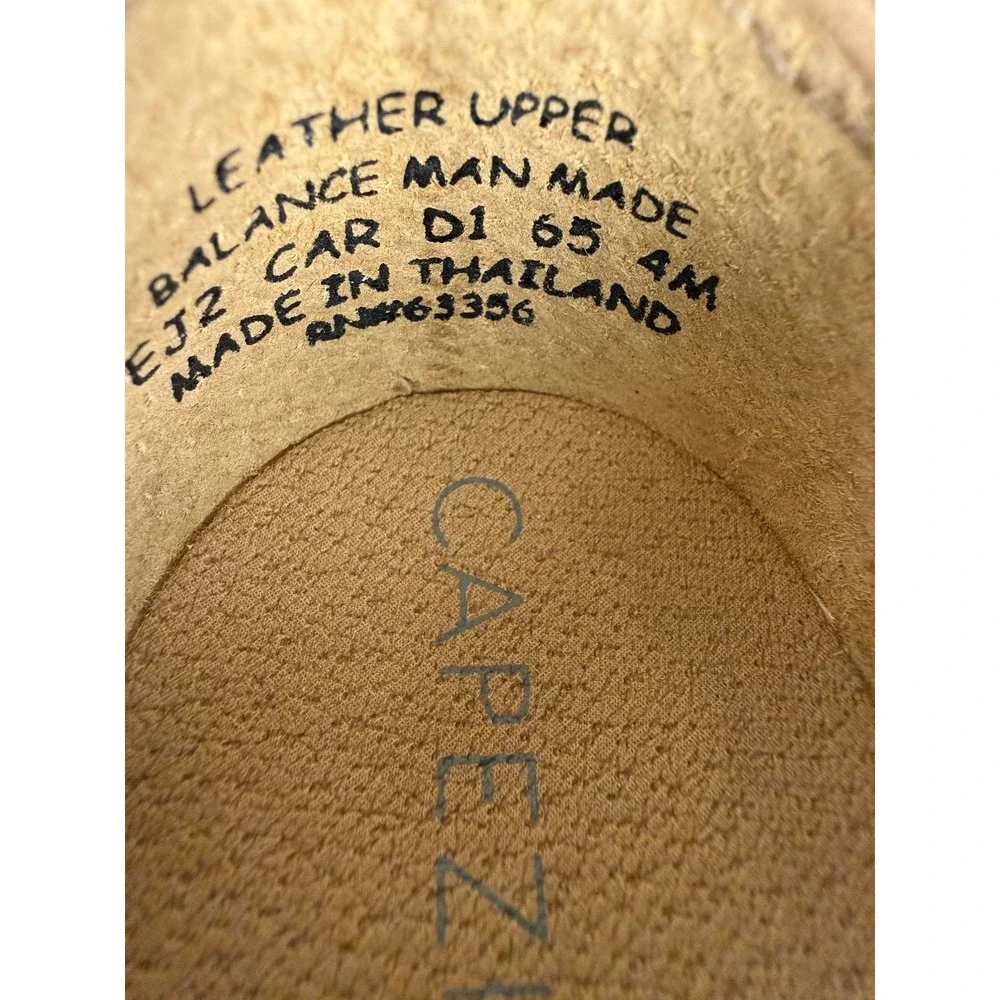 Capezio EJ2 E-Series Slip-On Jazz Shoes Tan Leather Split Sole 4M Youth Dance